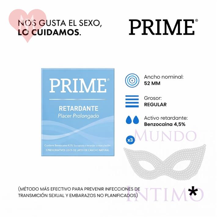Preservativo Prime Retardante
